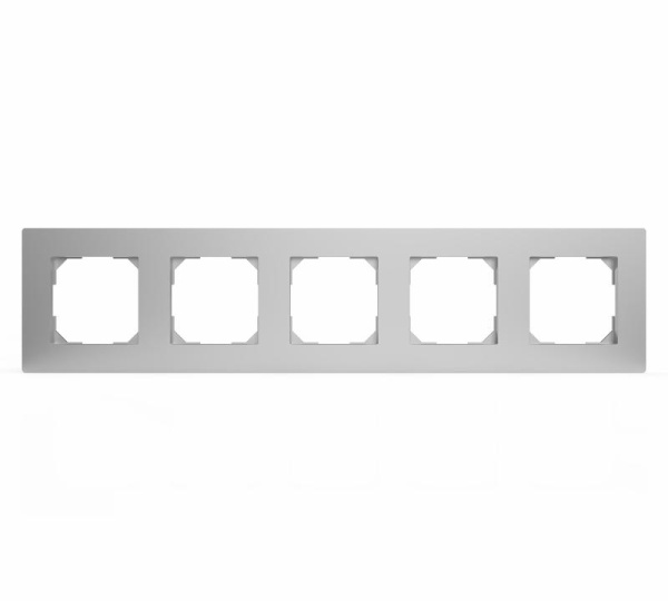 Рамка 5-м Pixel алюм. TOKOV ELECTRIC TKE-PX-RM5-C03