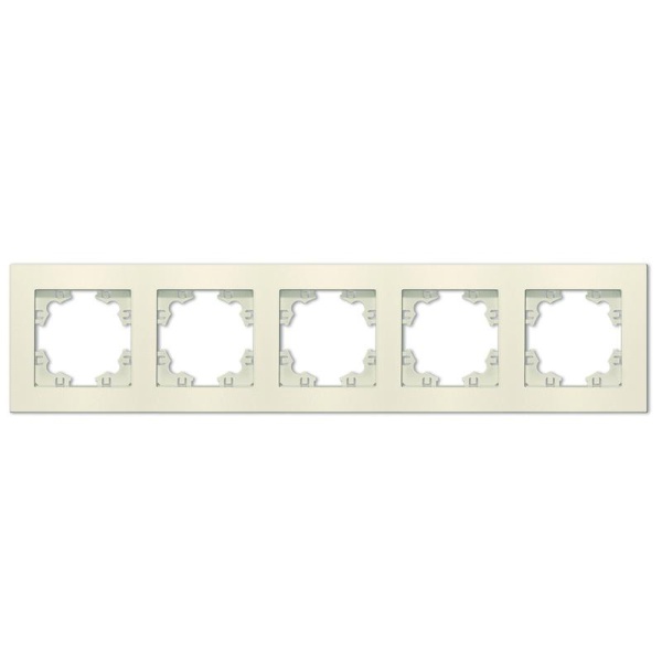 Рамка 5-м Афина универс. сл. кость (ivory) Universal A1042-I
