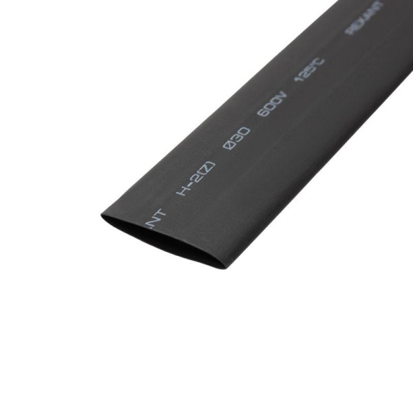 Трубка термоусадочная 30.0/15.0 1м черн. Rexant 23-0006