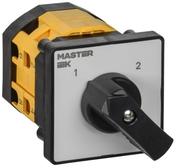 Переключатель кулачковый 63А (сх. 56) стандартная рукоятка IEK MI-CS10-063-056