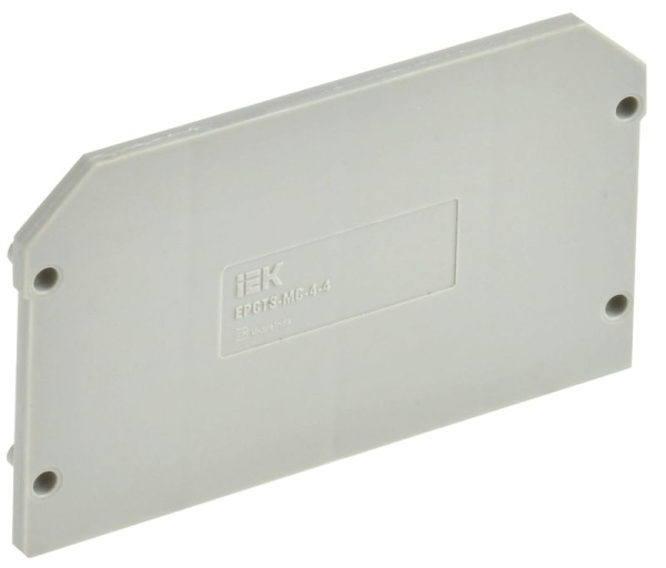 Заглушка для CTS-MC ARMAFIX 4 вывода 4кв.мм сер. IEK YCT12-00-4-K03-004-ZGL
