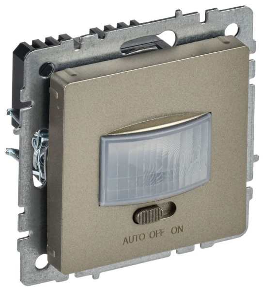 Датчик движения BRITE ДС10-1-БрШ механизм шампань IEK BR-MS10-N-150-05-K37