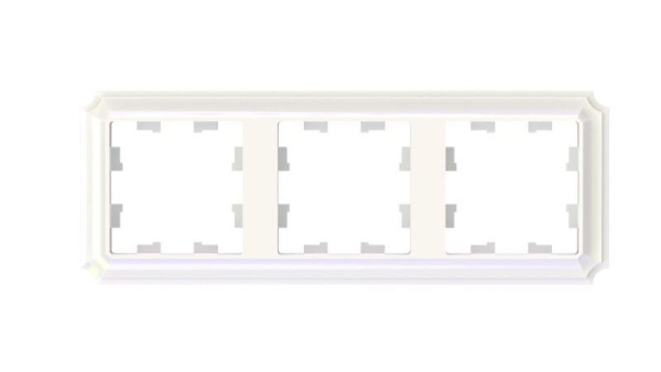 Рамка 3-м AtlasDesign Antique универс. жемчуж. SE ATN100403