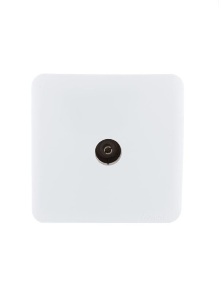 Розетка телевизионная оконечная TV 1-м ОП Viola бел. LEZARD 751-0200-130