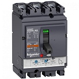 Schneider Electric Compact NSX Силовой Автоматический выключатель 3P Iu=80А диапазон уставки тока расцепления: 640А 100кА IP30