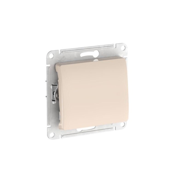 Выключатель 1-кл. Glossa (сх. 1) 10AX быстрозажим. клем. механизм беж. SE GSL000211S