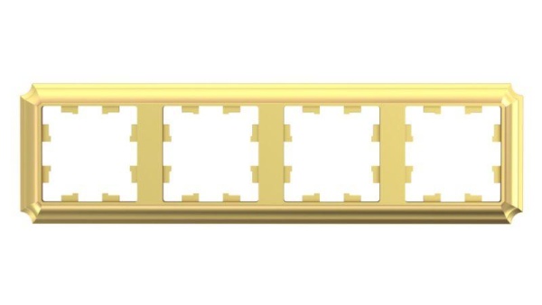 Рамка 4-м AtlasDesign Antique универс. зол. SE ATN101604