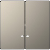 Schneider Electric Merten D-Life Никель Клавиша 2-ая с линзой для LED модуля