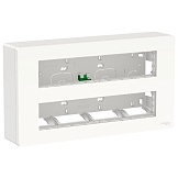 Schneider Electric Unica System+ Блок открытой установки 2х5 антибактериальный