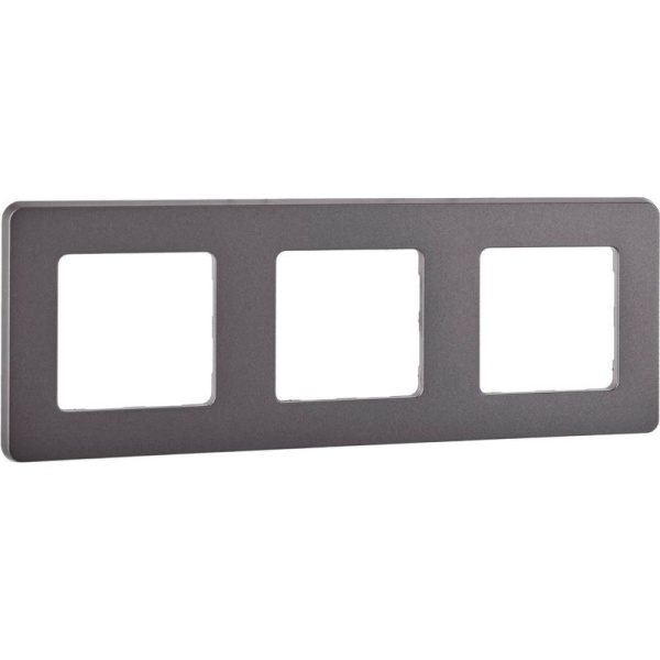 Рамка 3-м Inspiria дым. IEK 673957