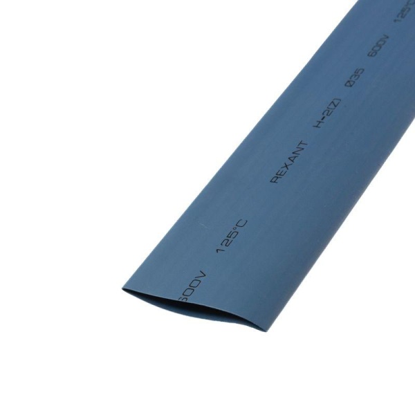 Трубка термоусадочная 35.0/17.5 1м син. Rexant 23-5007