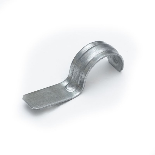 Скоба крепежная однолапковая СМО d25-26мм для монтажн. пистолета без отверст. метал. (уп.100шт) Промрукав PR08.2756