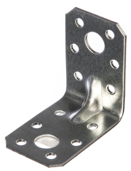 Угол крепежный усилен. 50х50х36 цинк Zitar 124410