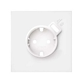 Simon 100 Белый матовый Кит 1 пост, фронт. Накладка на 1 розетку Schuko с з/у USB SC
