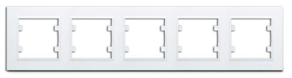 Рамка 5-м Karea горизонт. бел. Makel 56001705