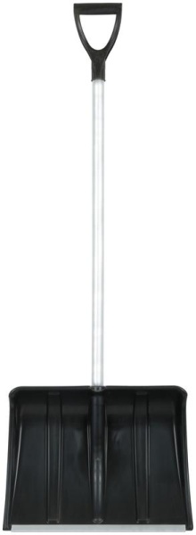 Лопата для уборки снега "Снеговик" 500х375х1355мм алюм. черенок; пластик. 68104