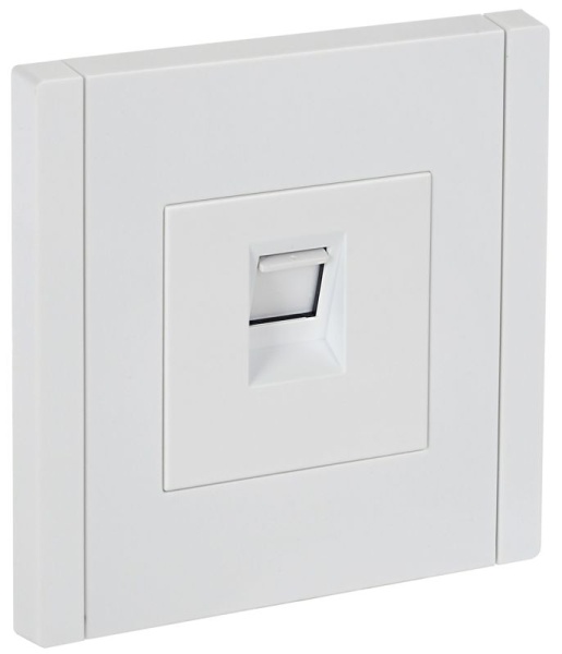 Розетка компьютерная RJ45 кат.5E FORTE&PIANO FP232 бел. IEK FP-K10-1-K01