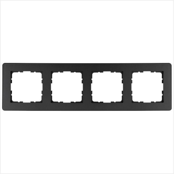 Рамка 4-м G-Flex антрацит Jasmart G1104B