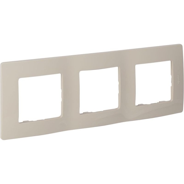 Рамка 3-м Etika сл. кость IEK 672513