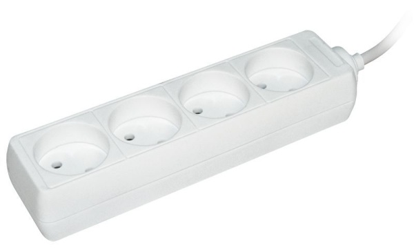 Удлинитель 4х1.5м без заземл. 10А IP20 У4 2P 250В 2х0.75 IEK WYP10-06-04-01-N