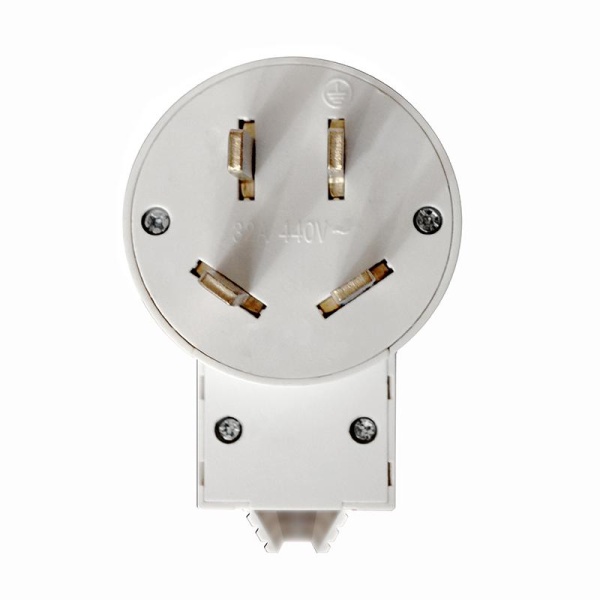 Вилка для плиты 3P+E 32А 440В бел. Universal 5313