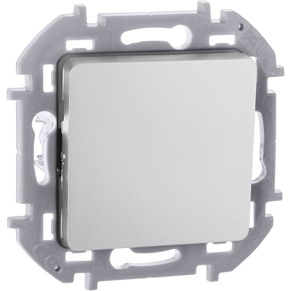 Переключатель 1-кл. Inspiria 10А IP20 250В 10AX механизм алюм. IEK 673652