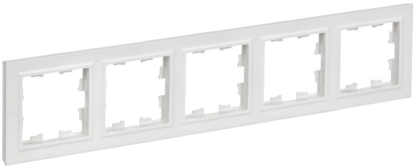 Рамка 5-м BRITE РУ-5-БрАБ арктич. бел. IEK BR-M52-K91