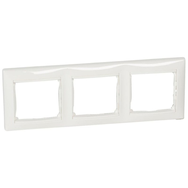 Рамка 3-м Valena горизонт. бел. IEK 774453