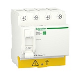 Schneider Electric RESI9 Выключатель дифференциального тока (УЗО) 40А 4P 100мА тип AC