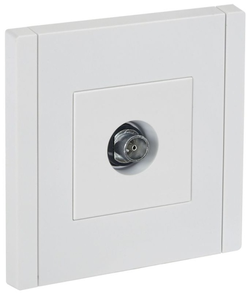 Розетка TV оконечная FORTE&PIANO FP228 бел. IEK FP-A10-O-K01