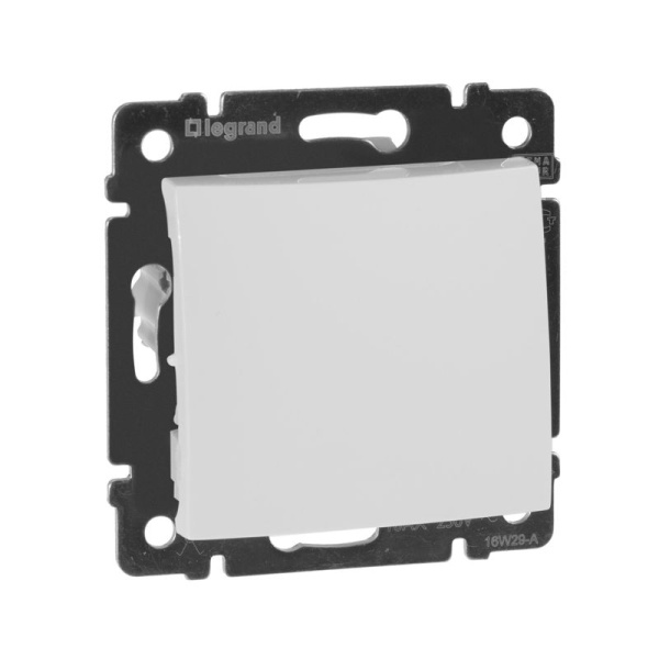 Переключатель проходной 1-кл. СП Valena 10А IP31 250В механизм бел. IEK 774406