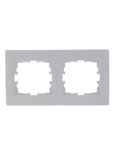 Рамка 2-м Karina горизонт. бел. LEZARD 707-0200-147