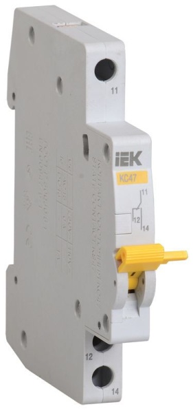 Контакт состояния КС47 новая серия на DIN-рейку KARAT IEK MVA01D-KS-1