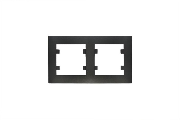 Рамка 2-м Karea RIZZ STAR чер. Makel 88054702