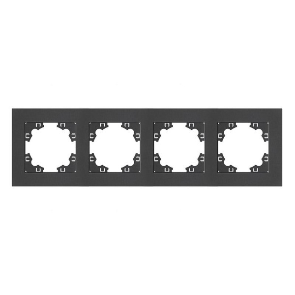 Рамка 4-м Афина универс. графит Universal A0046-Gr