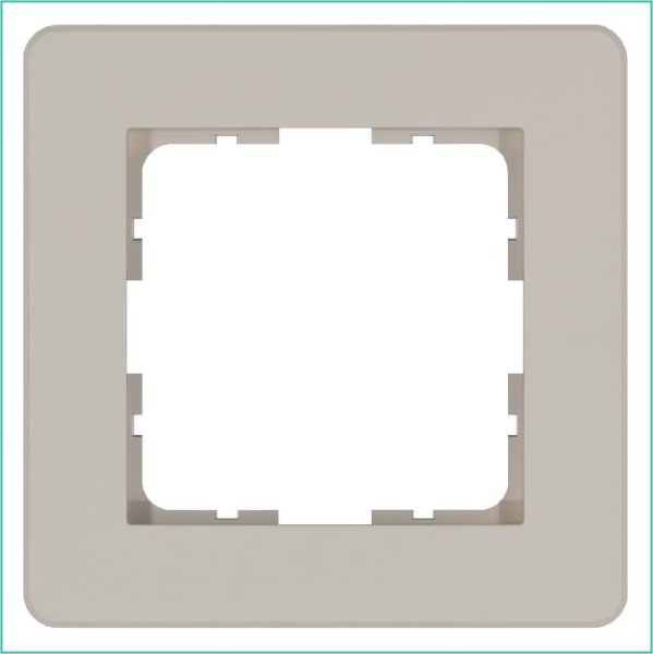 Рамка 1-м G-Flex тауп Jasmart G1101T