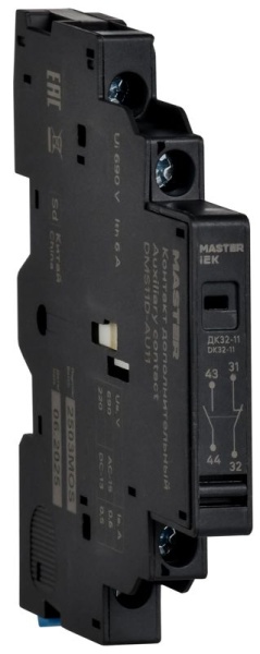 Контакт дополнительный 1НО+1НЗ ДК32-11 KARAT IEK DMS11D-AU11