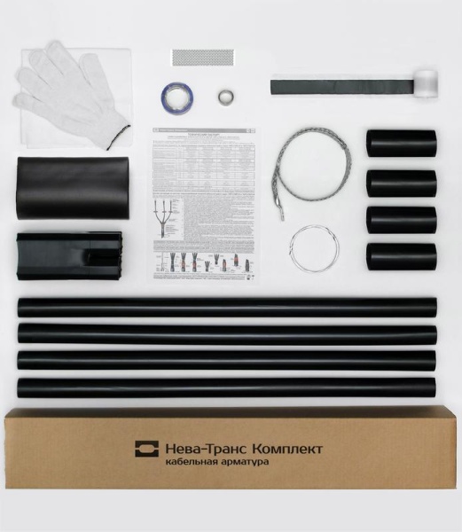 Муфта кабельная концевая внутр. уст. 1кВ 1КВТп-4х(16-25) Нева-Транс Комплект 22020009