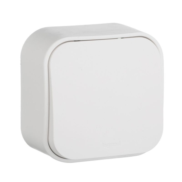 Переключатель проходной 1-кл. ОП Quteo 10А IP20 10AX бел. IEK 782204