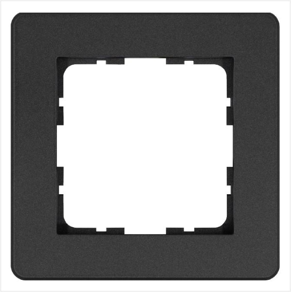 Рамка 1-м G-Flex антрацит Jasmart G1101B