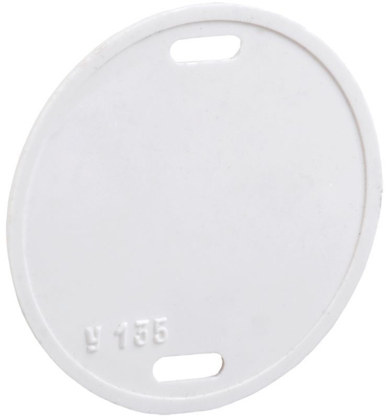 Бирка кабельная маркировочная У-135 55мм (круг) IEK UZMA-BIK-Y135-R