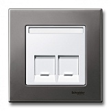 Schneider Electric Merten SM M-Elegance Серый родий Рамка 1-ая