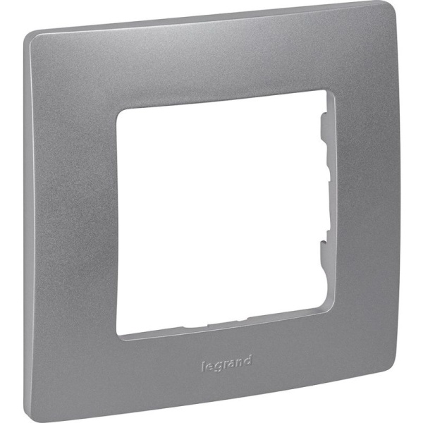 Рамка 1-м Etika алюм. IEK 672551