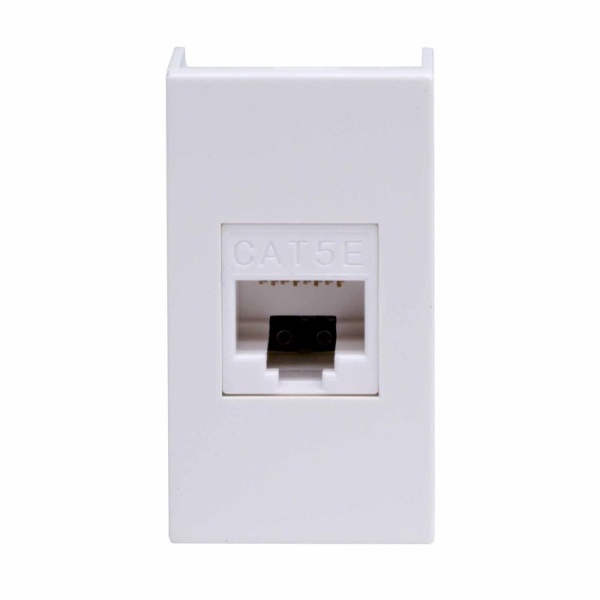 Розетка компьютерная 1-м 1мод. Viva RJ45 кат.5E бел. DKC 45038